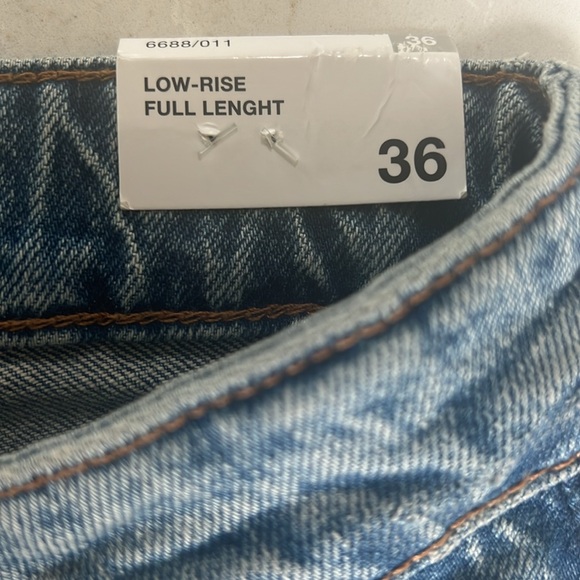 Zara slim folded fit jeans New - Picture 2 of 7